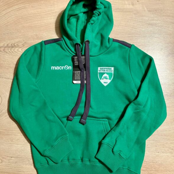 Sweat capuche vert, édition collector