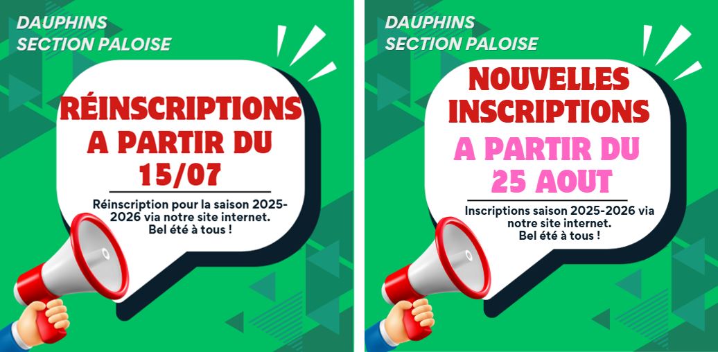 SAISON 2025-2026 : REINSCRIPTIONS ET NOUVELLES INSCRIPTIONS